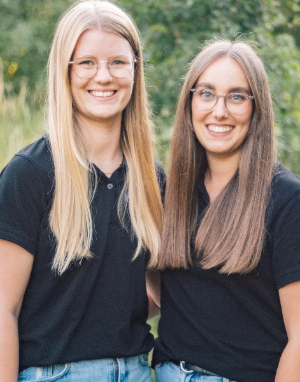Alina König und Louisa Zimmermann